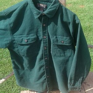 Mens long sleeve chamois shirt